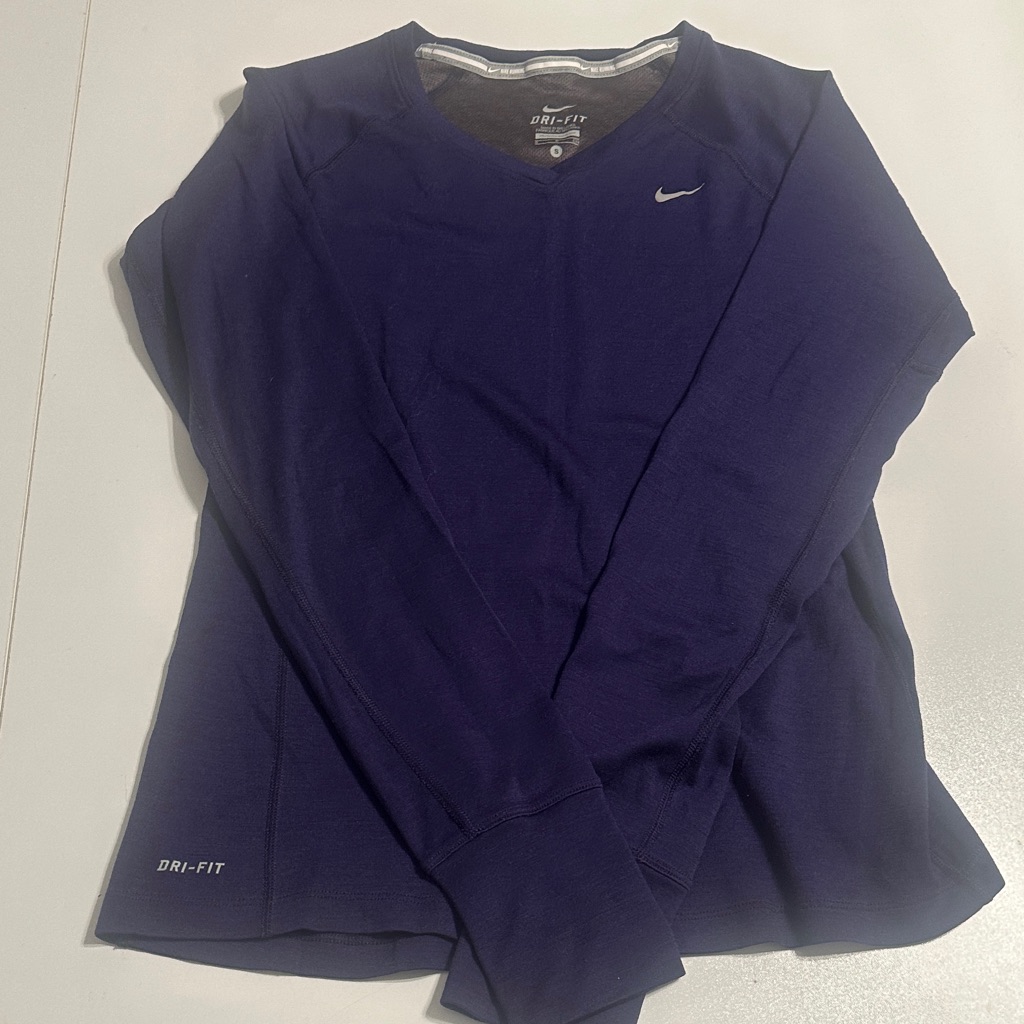 Nike Purple Dri-Fit Running Shirt Size S